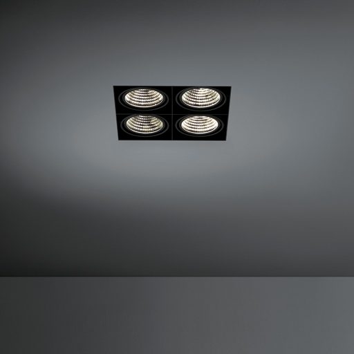 Modular Mini multiple trimless for Smart rings 4x LED GE встраиваемый в потолок светильник