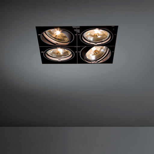 Modular Multiple trimless 4x AR111 GE встраиваемый в потолок светильник